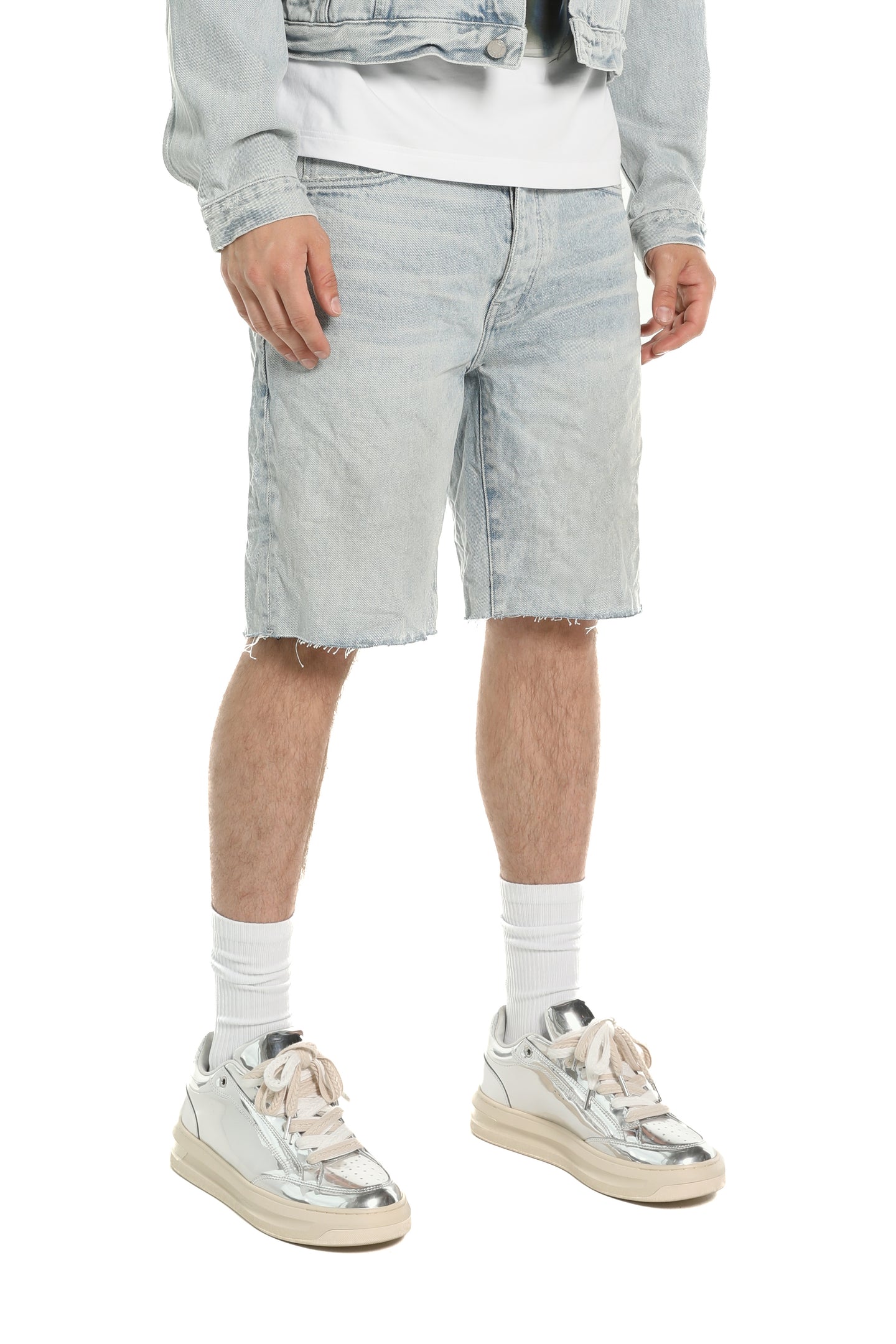 Purple Brand Nova Shorts Light Indigo