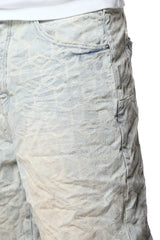 Purple brand Monogram Shorts Light Indigo