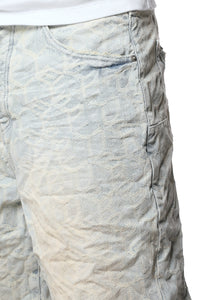 Purple brand Monogram Shorts Light Indigo