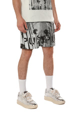 Purple Brand Mirage All Around Shorts Ice Melt Gray