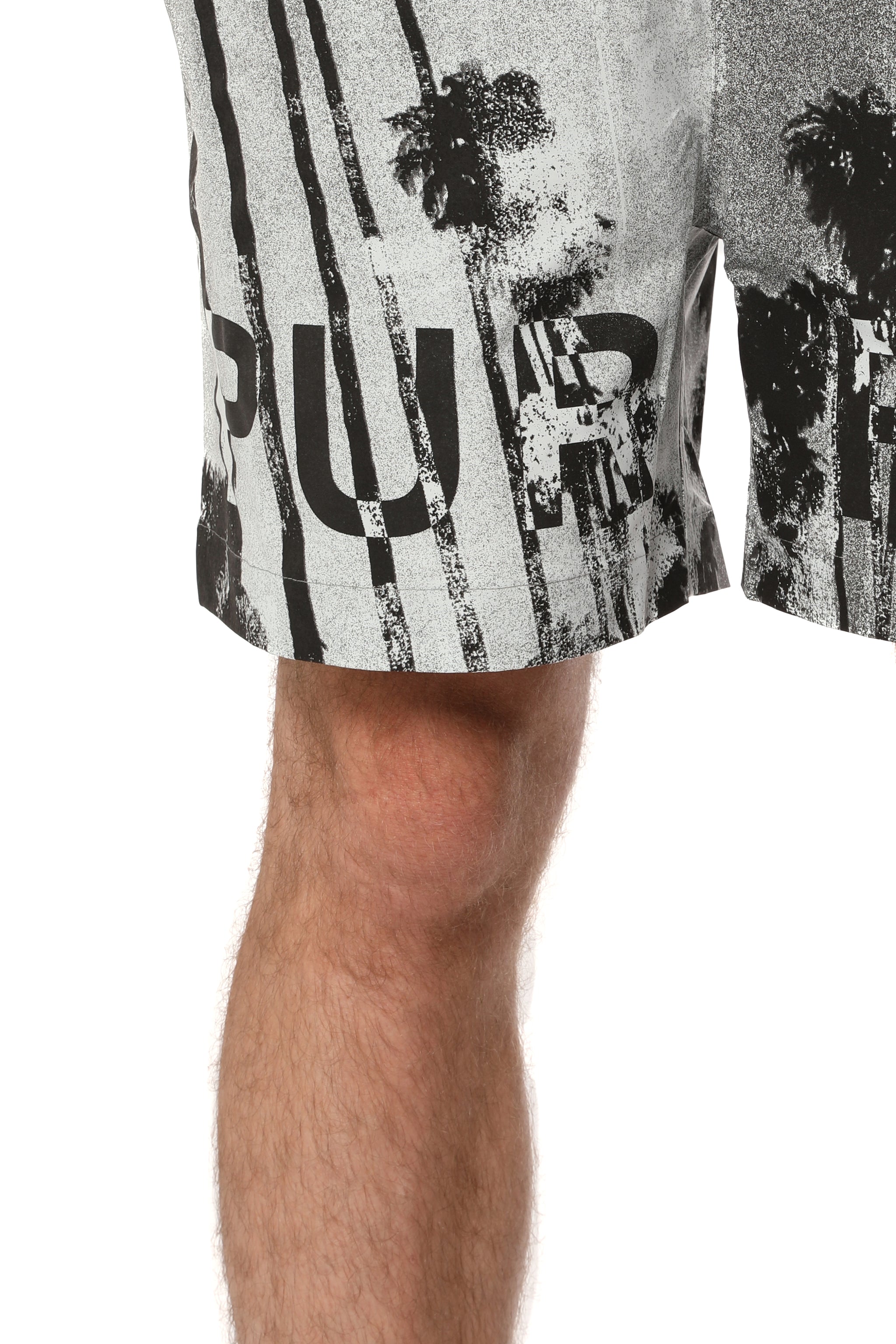 Purple Brand Mirage All Around Shorts Ice Melt Gray