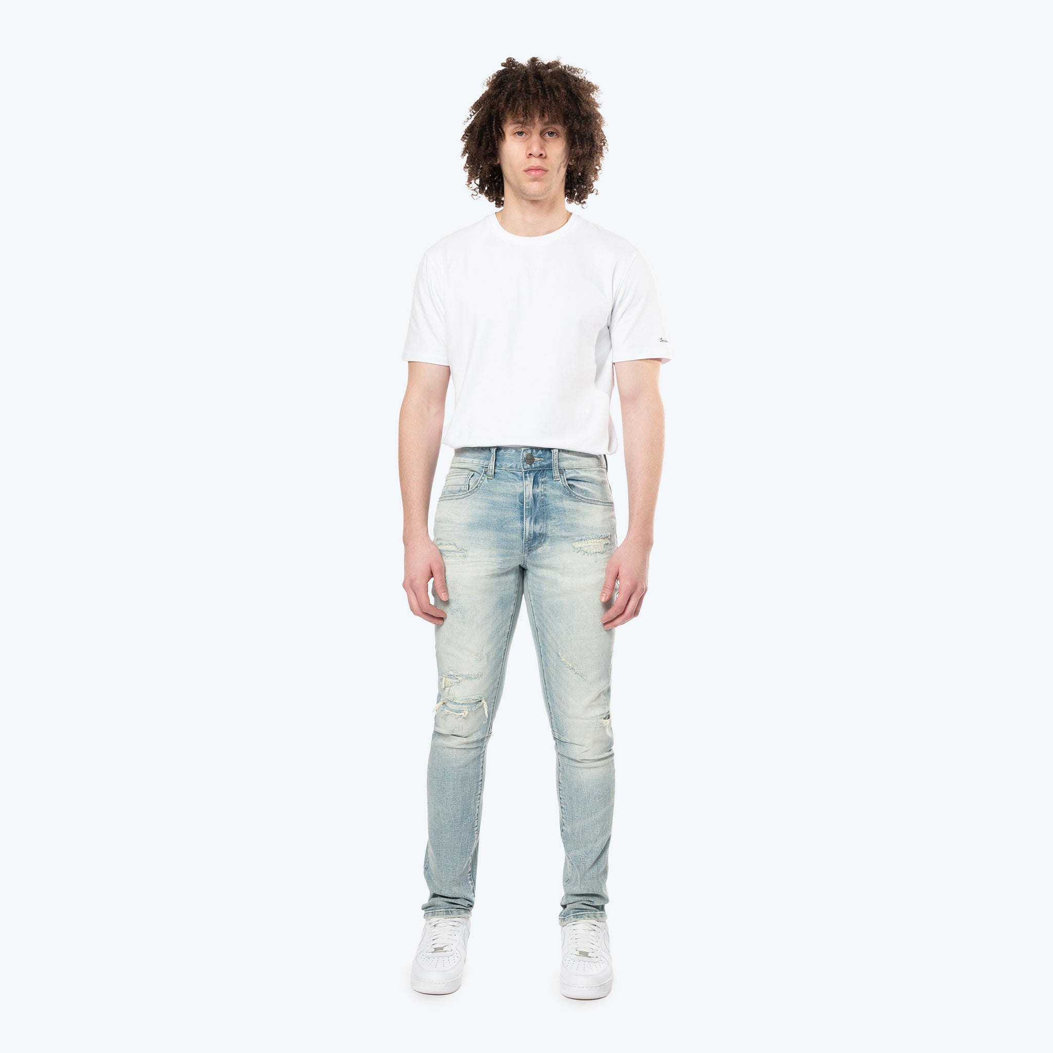 Smoke Rise Vintage Washed Jeans Elm Blue