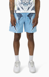 Smoke Rise Republic Short Set Blue