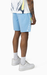 Smoke Rise Republic Wind Breaker Shorts Boy Blue