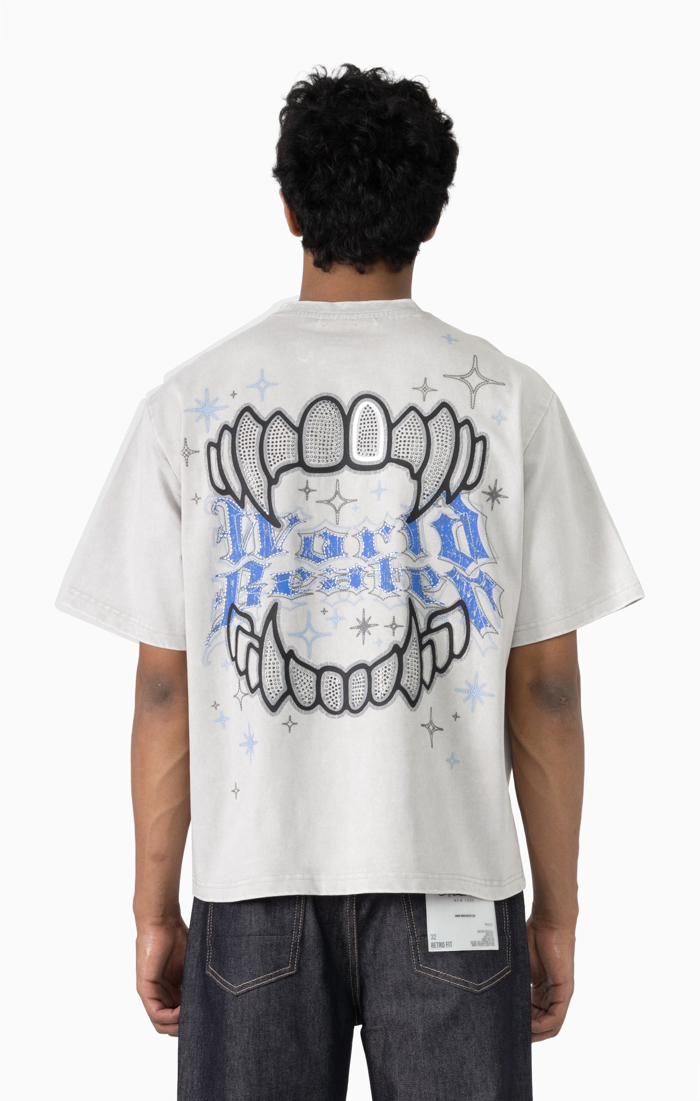 Smoke Rise Rhinestone Dystopia Tee Microchip