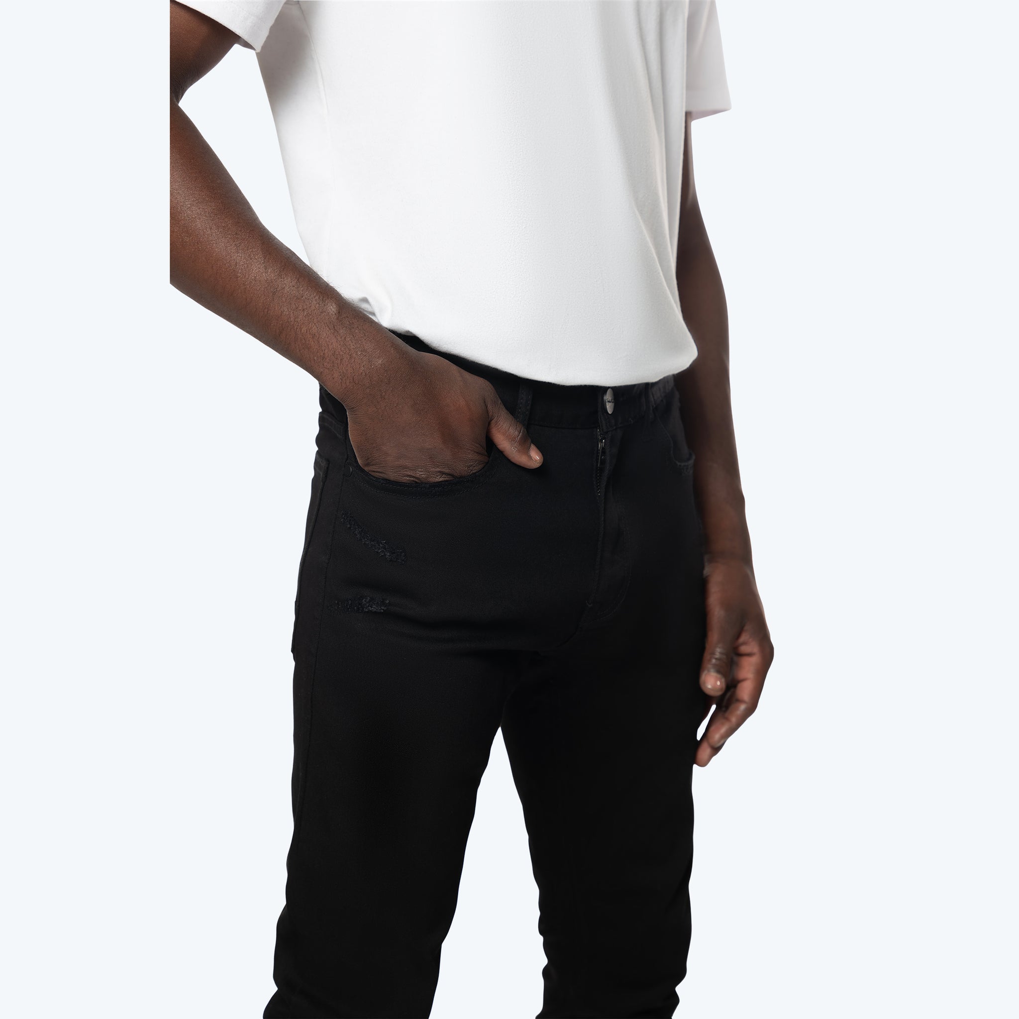 Smoke Rise Essential Clean Jean Jet Black
