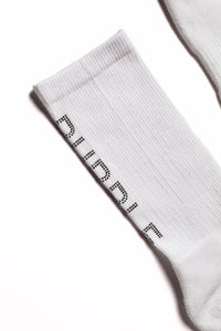 Purple Brand Cotton Crew Sock Crystal White