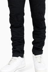 Smoke Rise Vintage Washed Jeans Pit Black