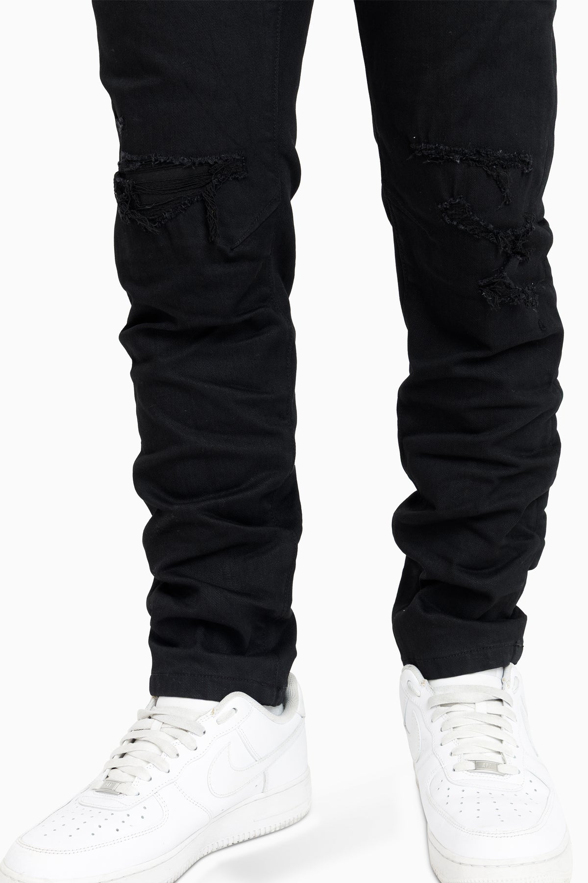 Smoke Rise Vintage Washed Jeans Pit Black
