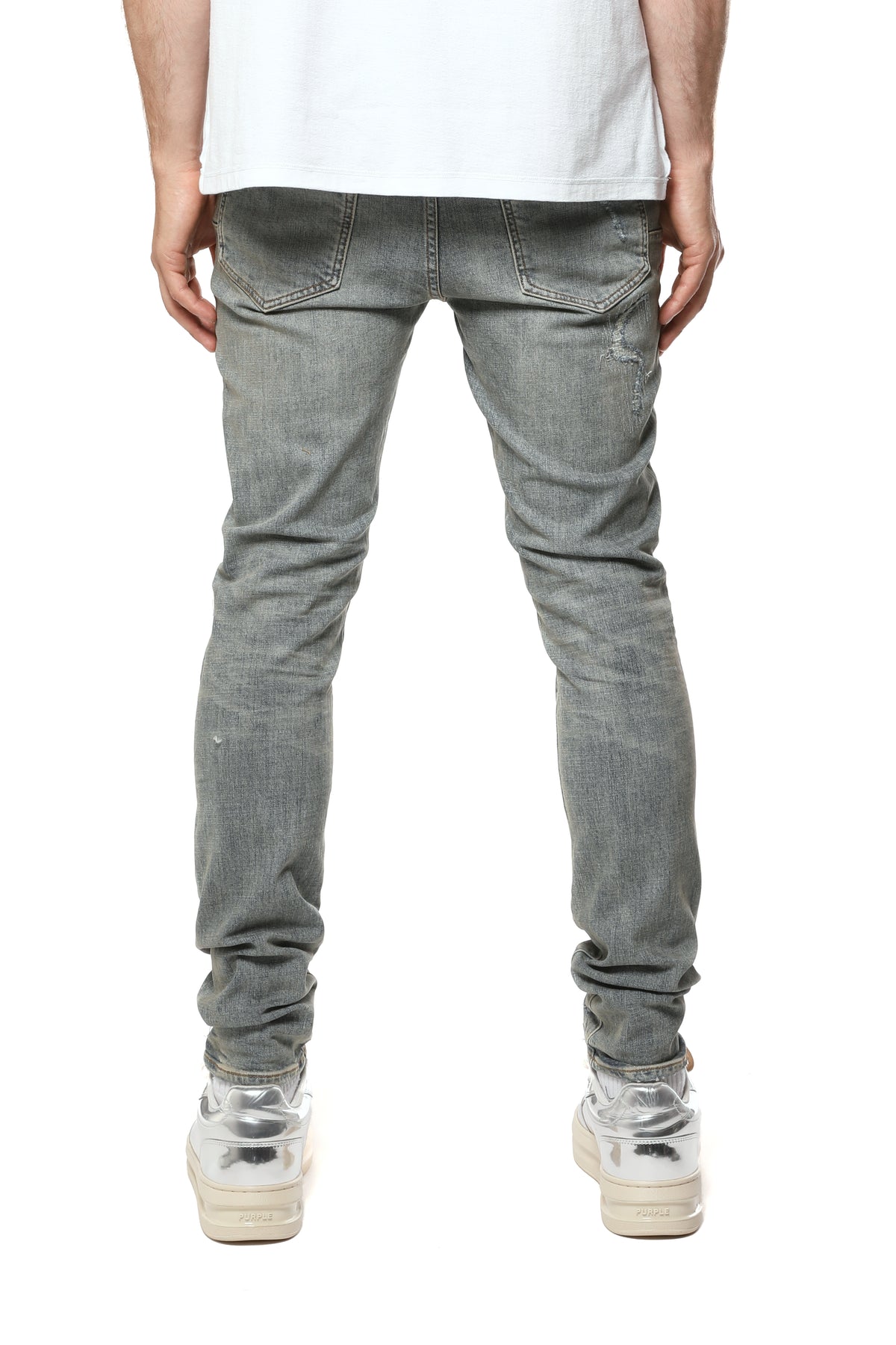 Purple Brand Light Blue Vintage Repair Jeans Lt Indigo