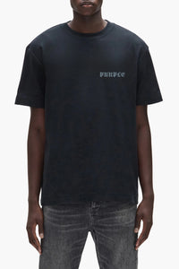 Purple Brand Textured Jersey Tee Black