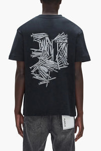 Purple Brand Textured Jersey Tee Black