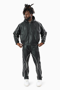 Smoke Rise Limitless Racing Pu Pant Black