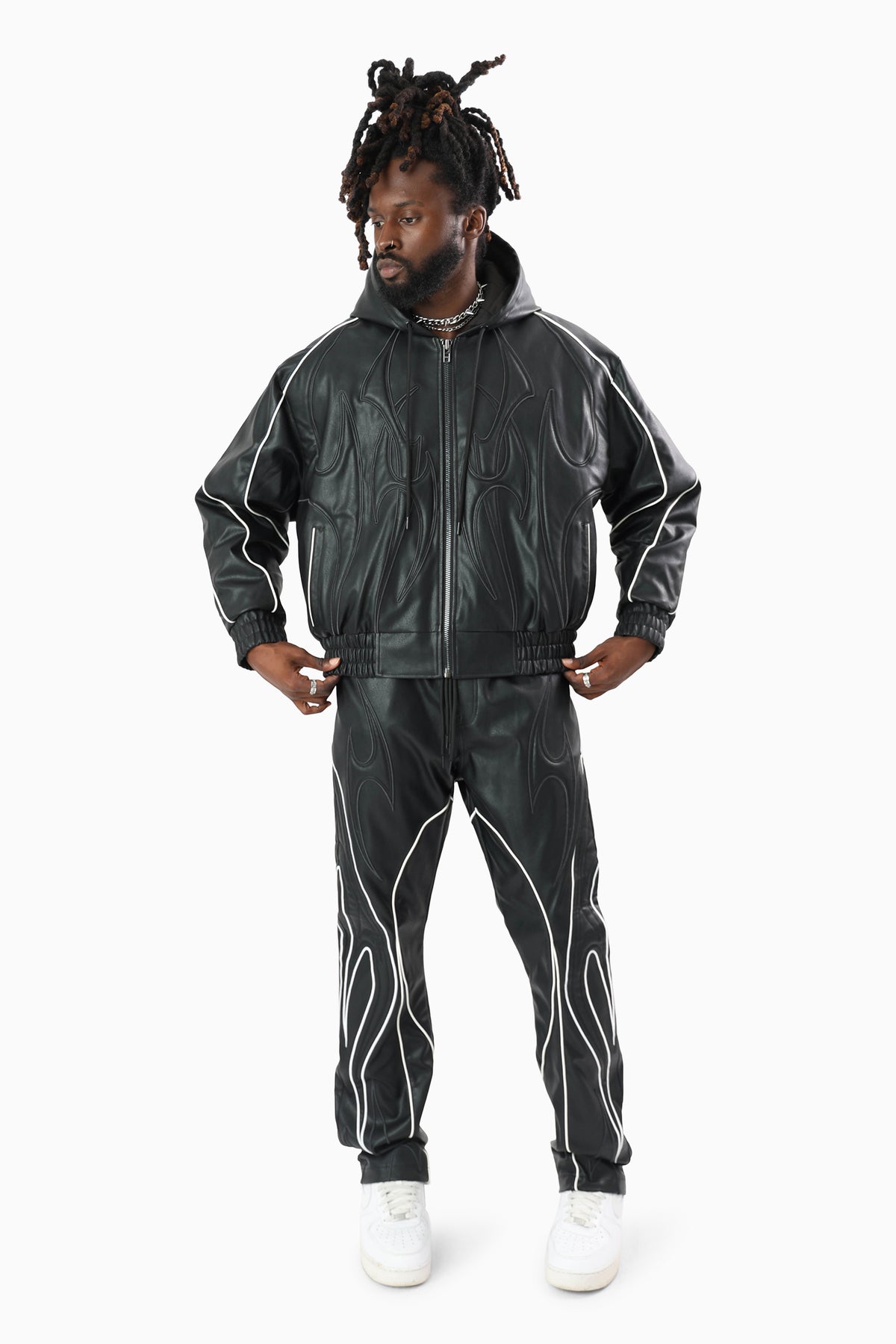 Smoke Rise Limitless Racing Pu Pant Black