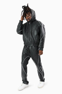 Smoke Rise Limitless Racing Pu Pant Black