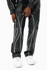 Smoke Rise Limitless Racing Pu Pant Black