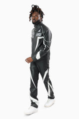 Smoke Rise Limitless Racing Pu Pant Crocodile Black