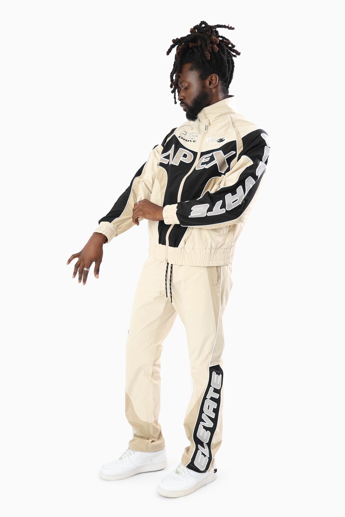 Smoke Rise Elevate Windbreaker Set Light Khaki