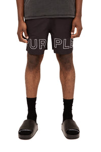 Purple Brand All Round Shorts Black