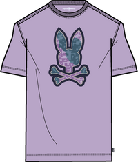 Psycho Bunny Olivier Graphic Tee Lavendula