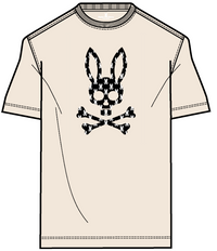 Psycho Bunny Jarvis Bunny Graphic Tee Pristine