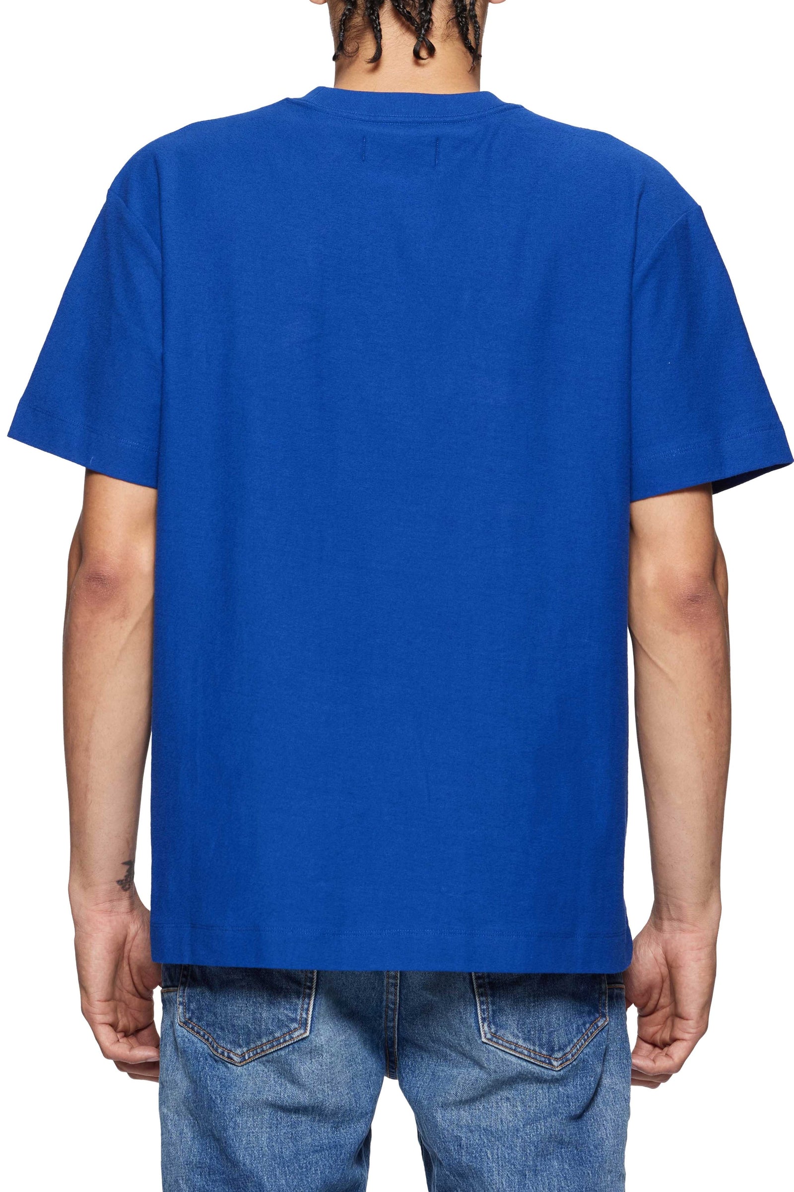 Purple Brand Men's Gothic Smoke Tee – Blue Graphic Print