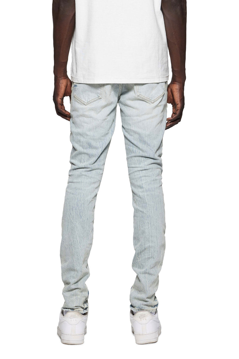 Purple brand light indigo iced tint jean