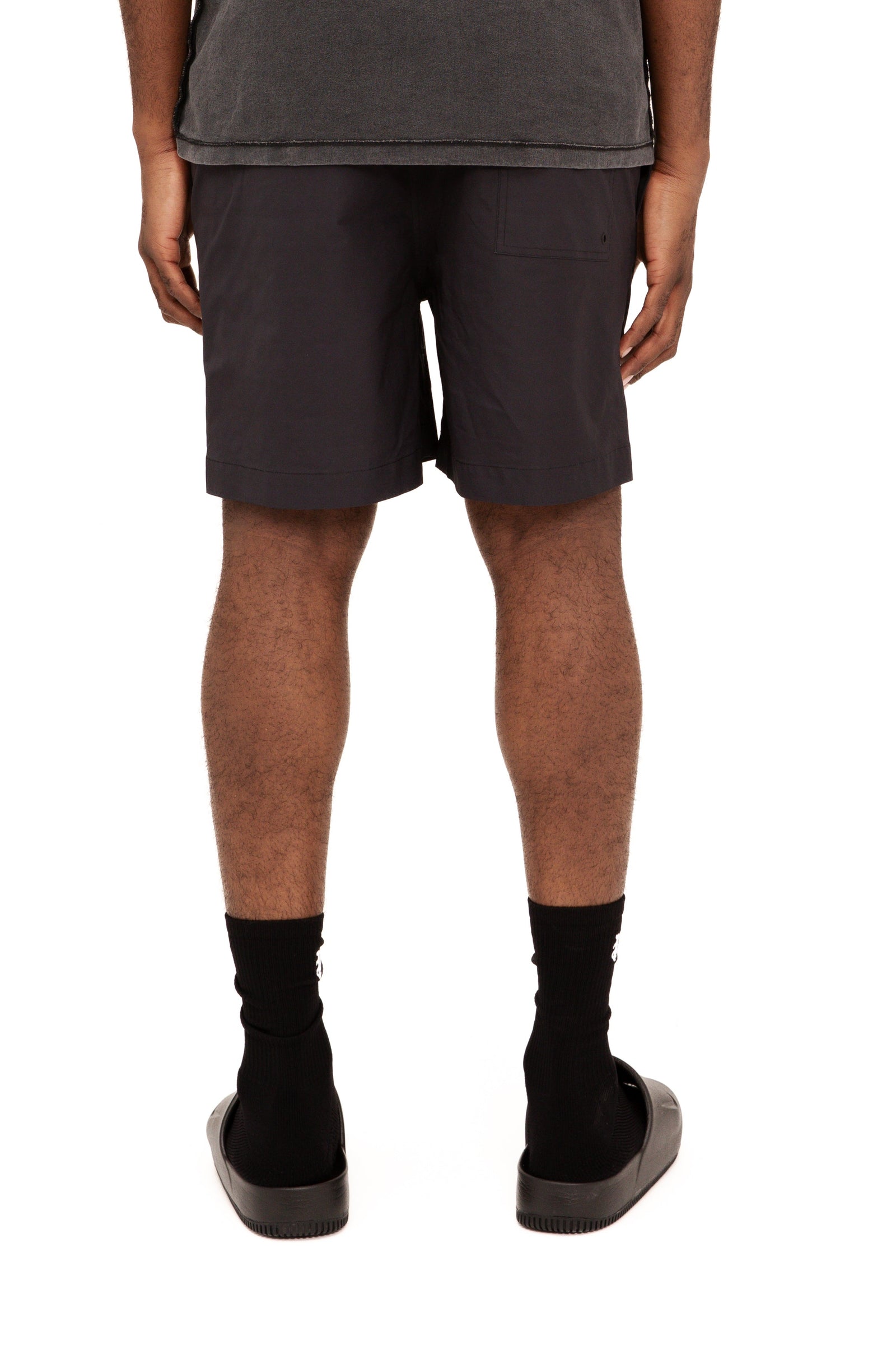 Purple Brand Men's All Round Shorts – Black Paint Graphic