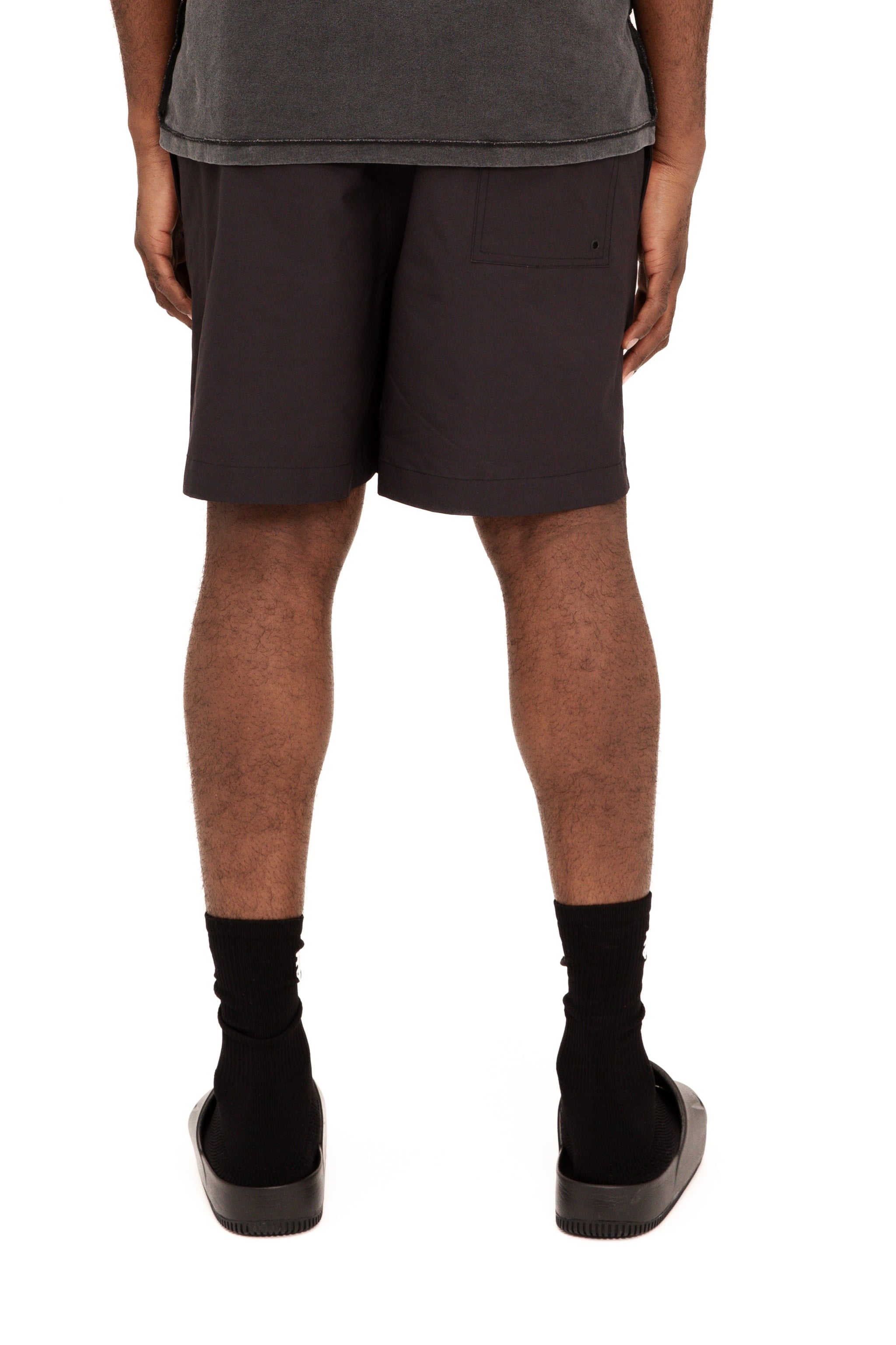 Purple Brand All Round Shorts Black Iridescent Logo