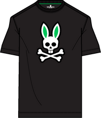 Psycho Bunny Rex Graphic Tee Black