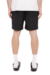 Purple brand Holographic round shorts black