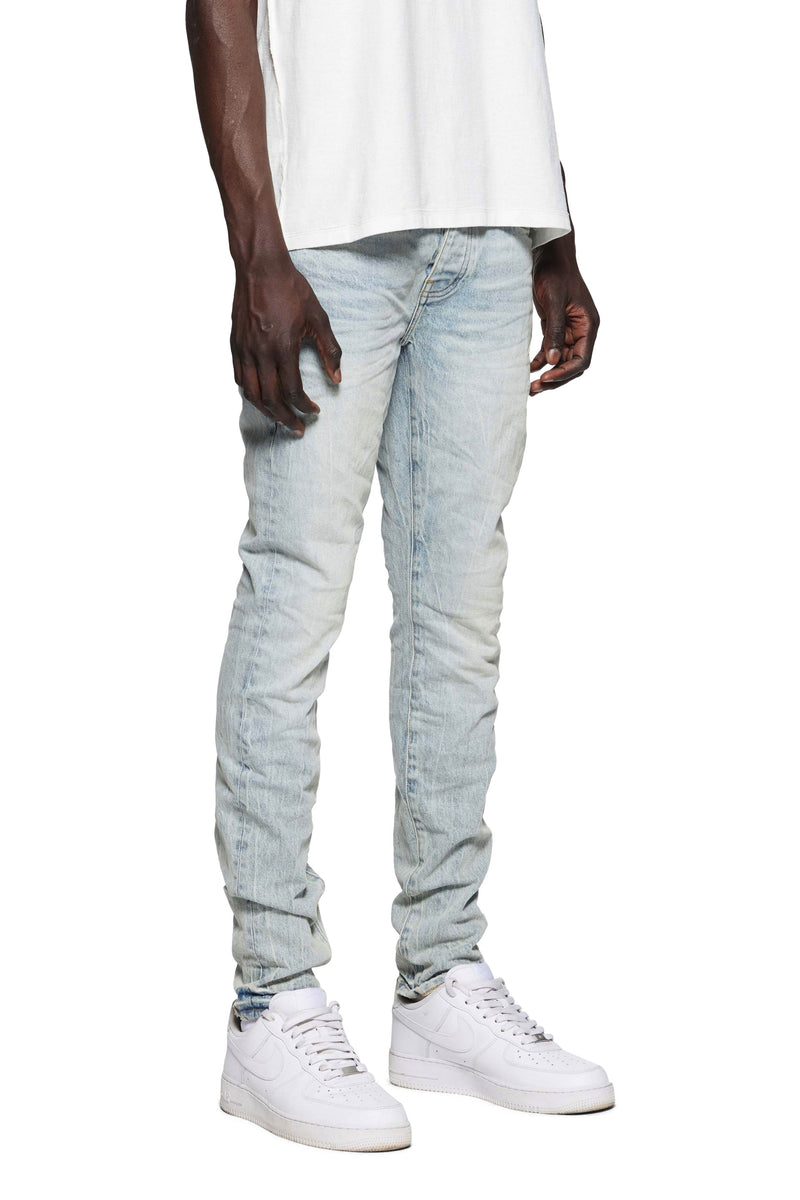 Purple brand light indigo iced tint jean