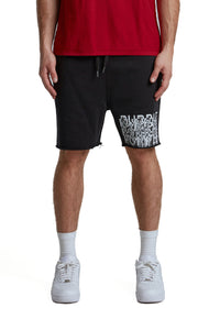 Purple brand Mwt fleece short black