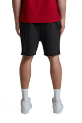 Purple brand Mwt fleece short black