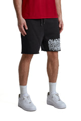 Purple brand Mwt fleece short black