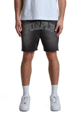 Purple Brand Mwt Fleece Shorts Black