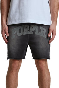 Purple Brand Mwt Fleece Shorts Black