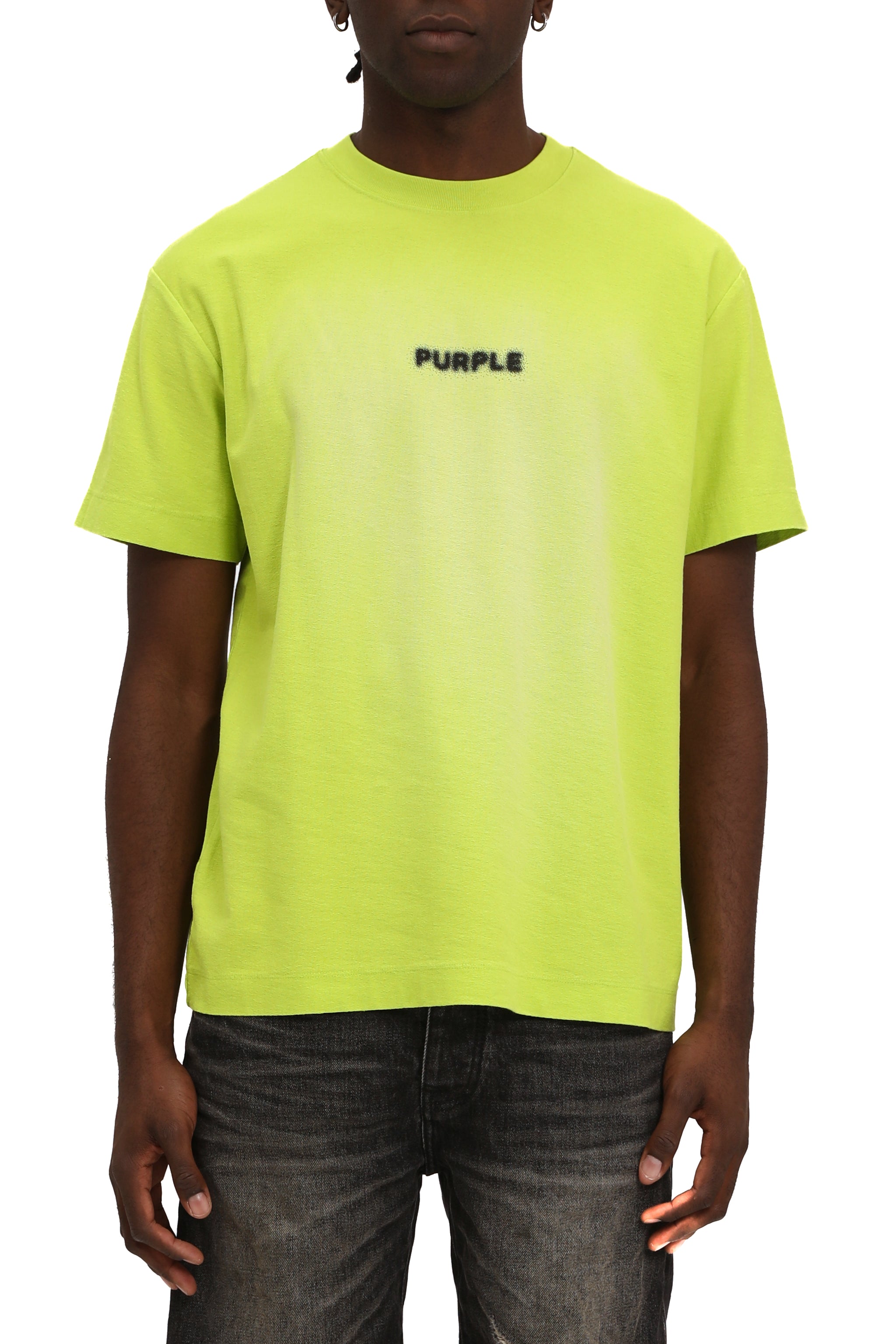 Purple Brand Pixelated Tee Tee Green