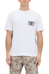 Purple brand blurred tee white