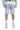 Purple Brand Mono Stars Tuffetage Shorts Light Indigo