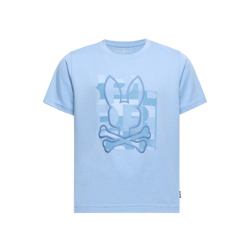 Psycho Bunny Kids Zealand Graphic T-Shirt – 472 Serenity