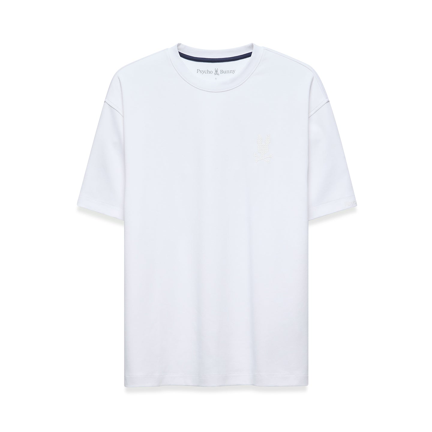 Psycho Bunny Felipe Relaxed Heavy Weight Tee White