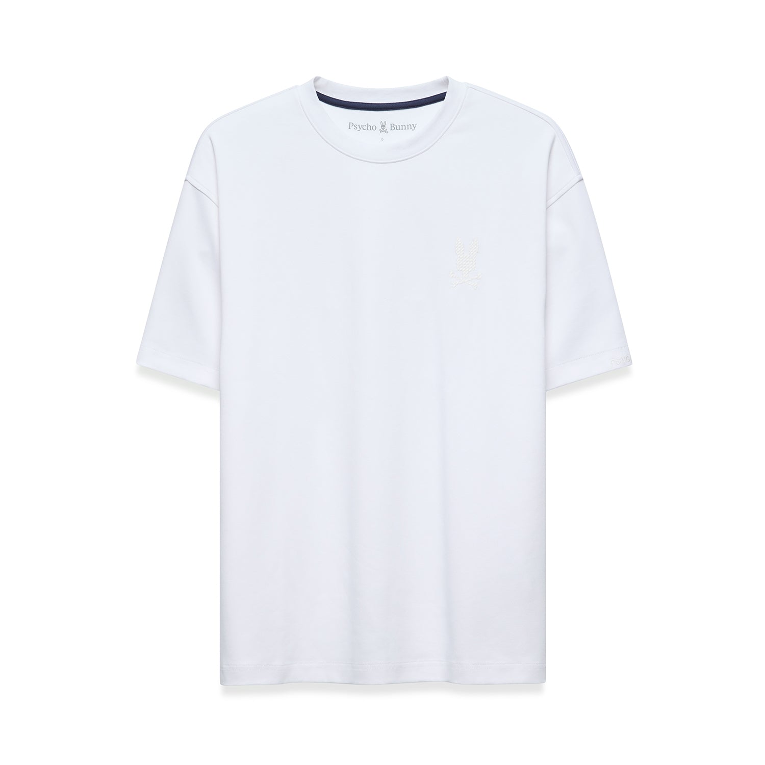 Psycho Bunny Felipe Relaxed Heavy Weight Tee White
