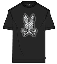 Psycho Bunny Men's Johnny Graphic Tee Black
