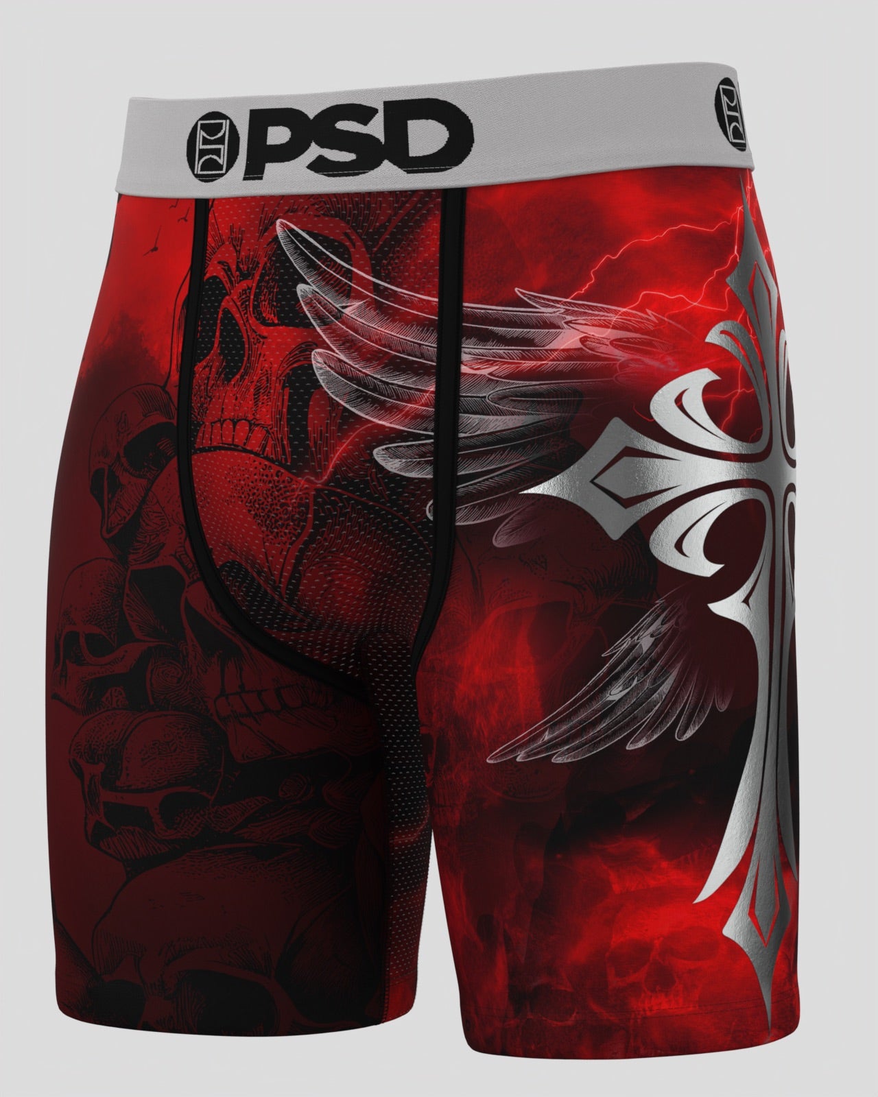 PSD Men's Underwear 'Silver Wing Red' - 425180313