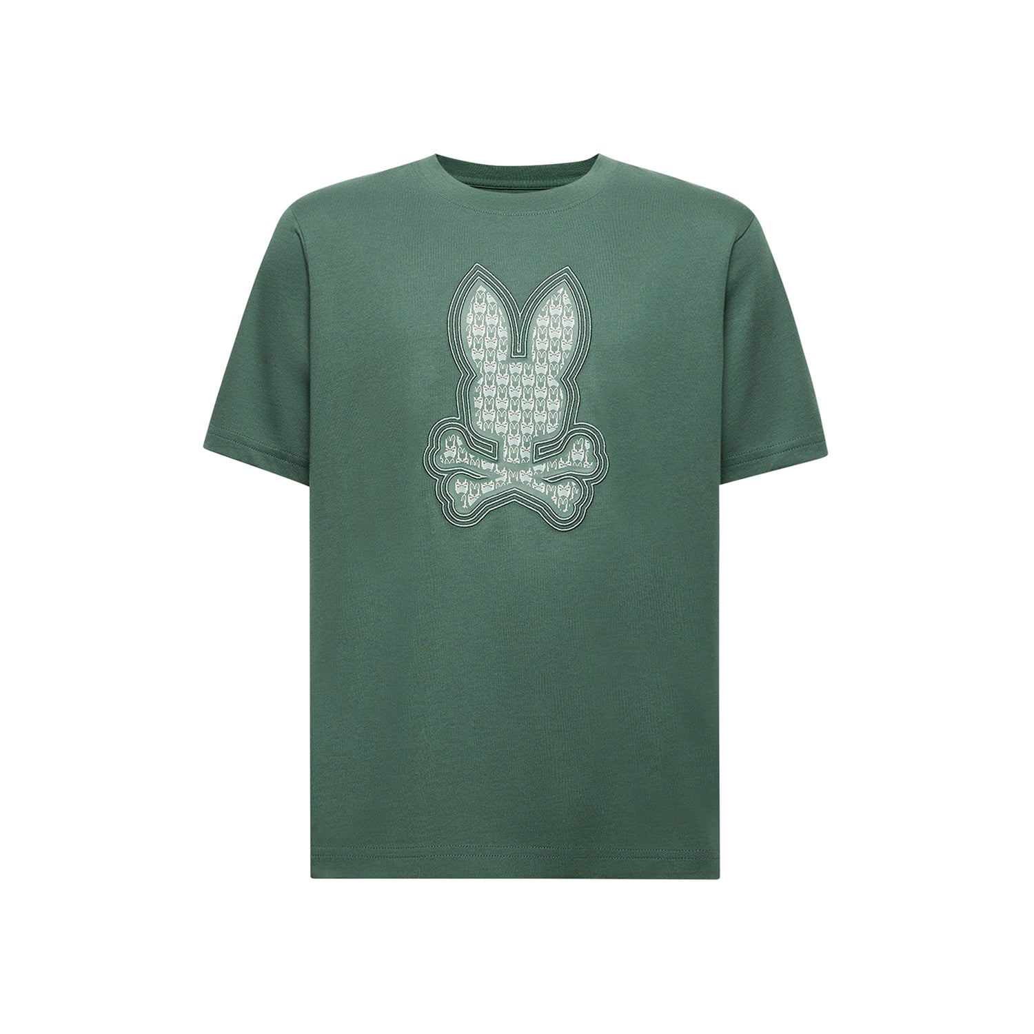 Psycho Bunny Kids Johnny Graphic Tee Garden Topiary
