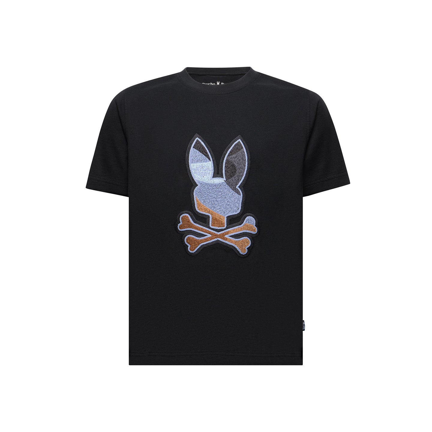 Psycho Bunny Kids Dante Bunny Graphic Tee Black