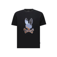 Psycho Bunny Kids Dante Bunny Graphic Tee Black