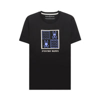Psycho Bunny Colin Graphic Tee Black