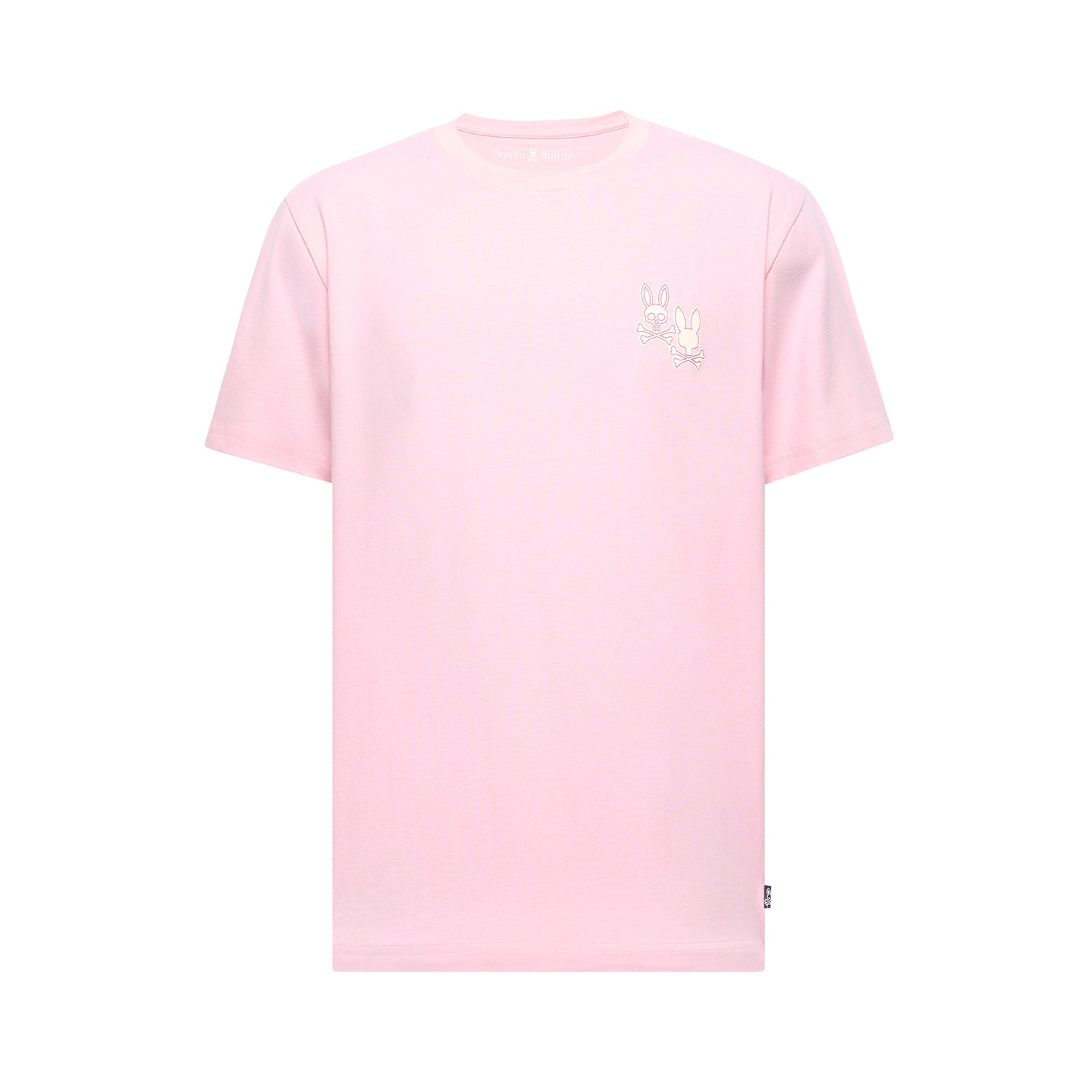 Psycho Bunny Men's Elliot Graphic Tee Romance Rose Pink